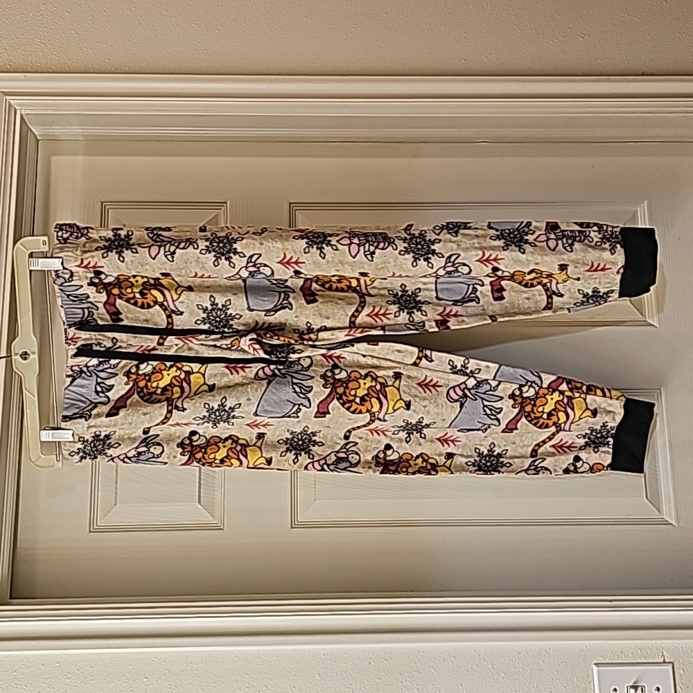 DisneyWinnie the Pooh flannel pajama pant (only) size 8-10